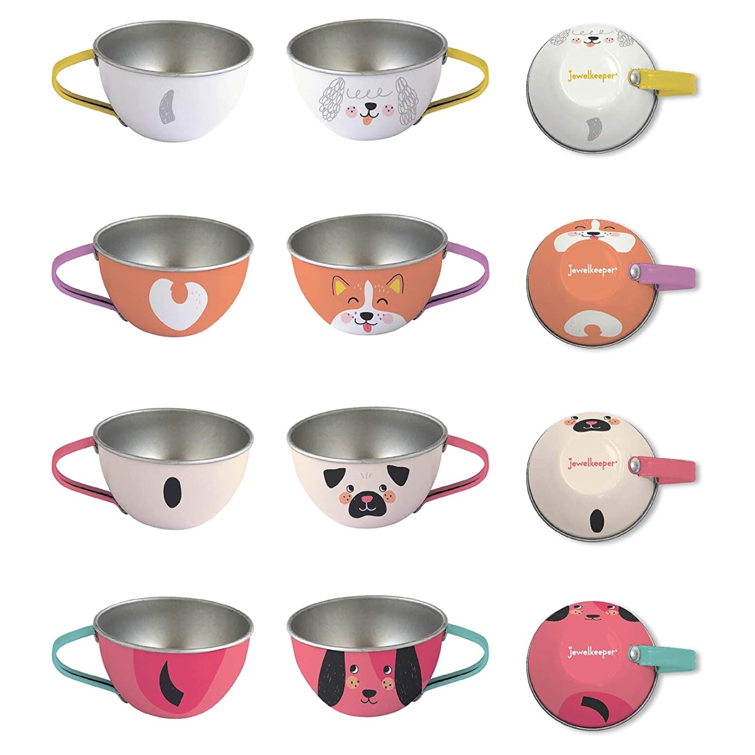 Jewelkeeper Tea Sets Teeservice Zinn Hündchen 15-tlg.