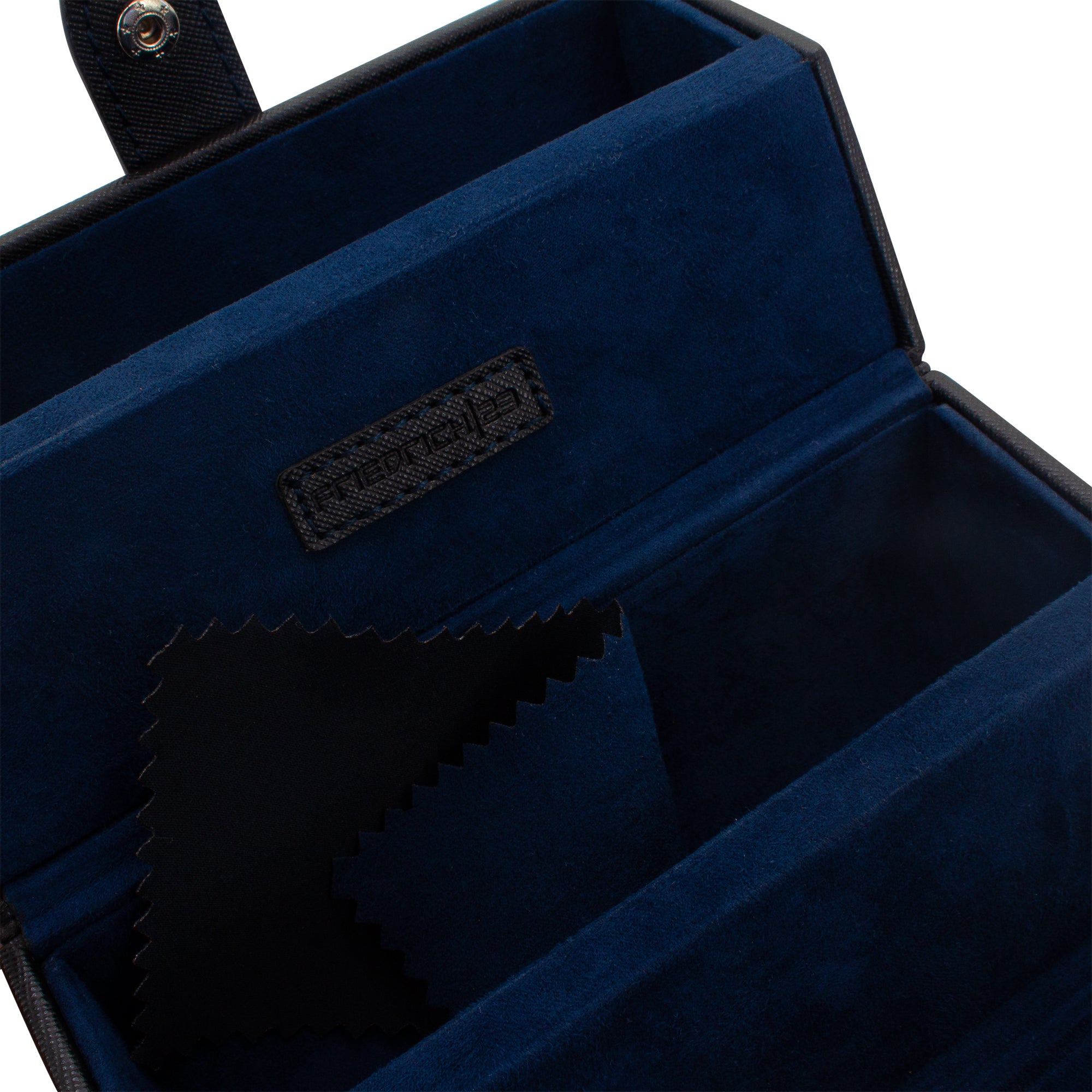 Friedrich 23 Bond Cross Grain Brillenrolle Kunstleder Schwarz