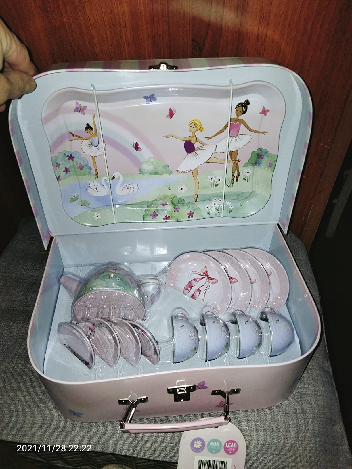Jewelkeeper Tea Sets Teeservice Ballerina 15-teilig Zinn