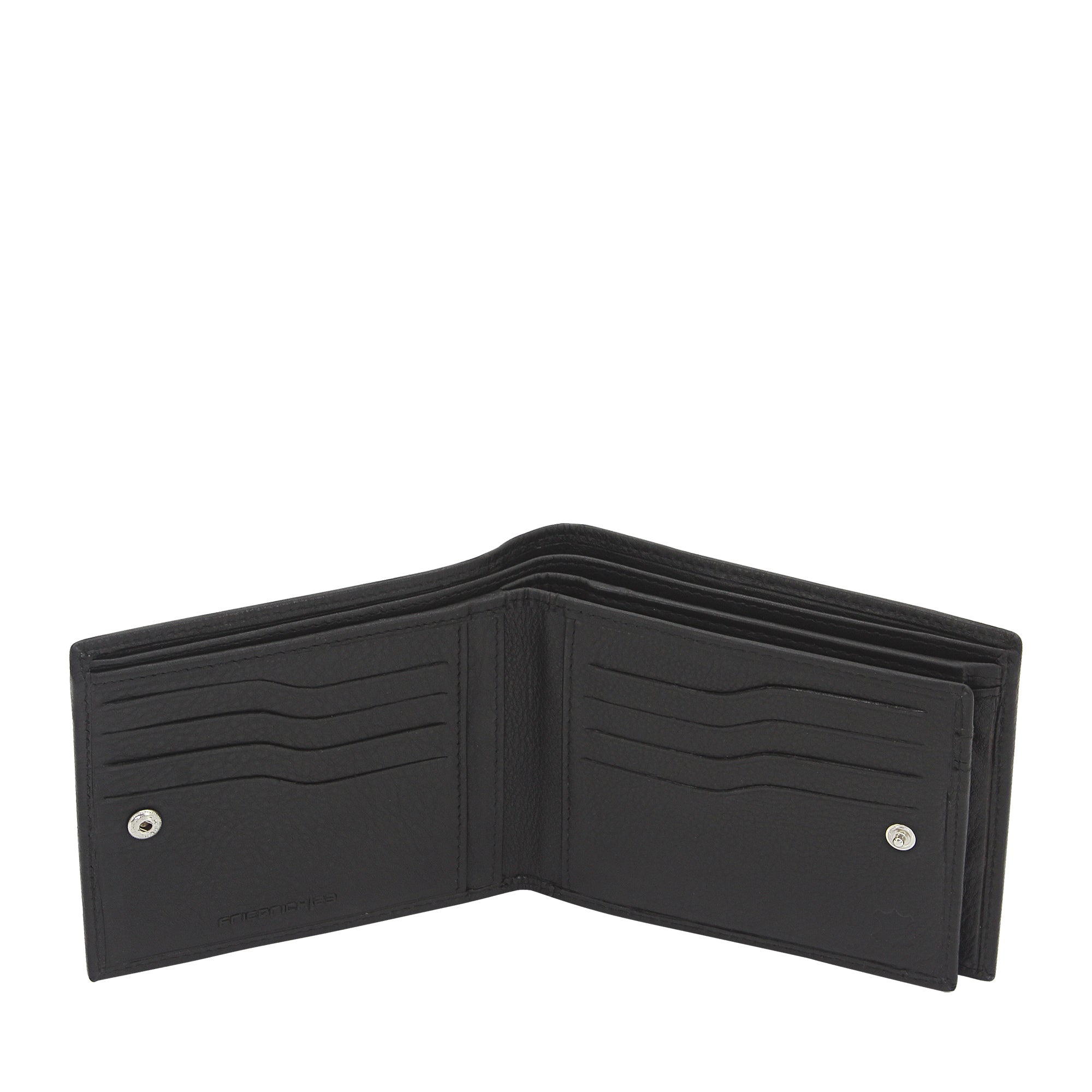 Friedrich 23 Cloe Geldbörse Leder Schwarz RFID 12 cm