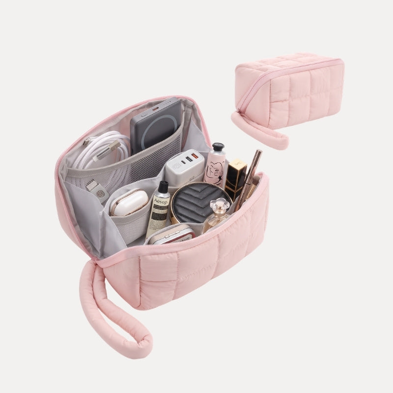 Lolalet Makeup Organizer Bag Kosmetiktasche Pink Medium leicht