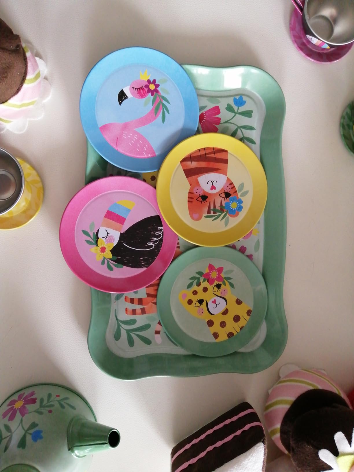 Jewelkeeper Tea Sets Teeservice Safari 15-teilig Zinn