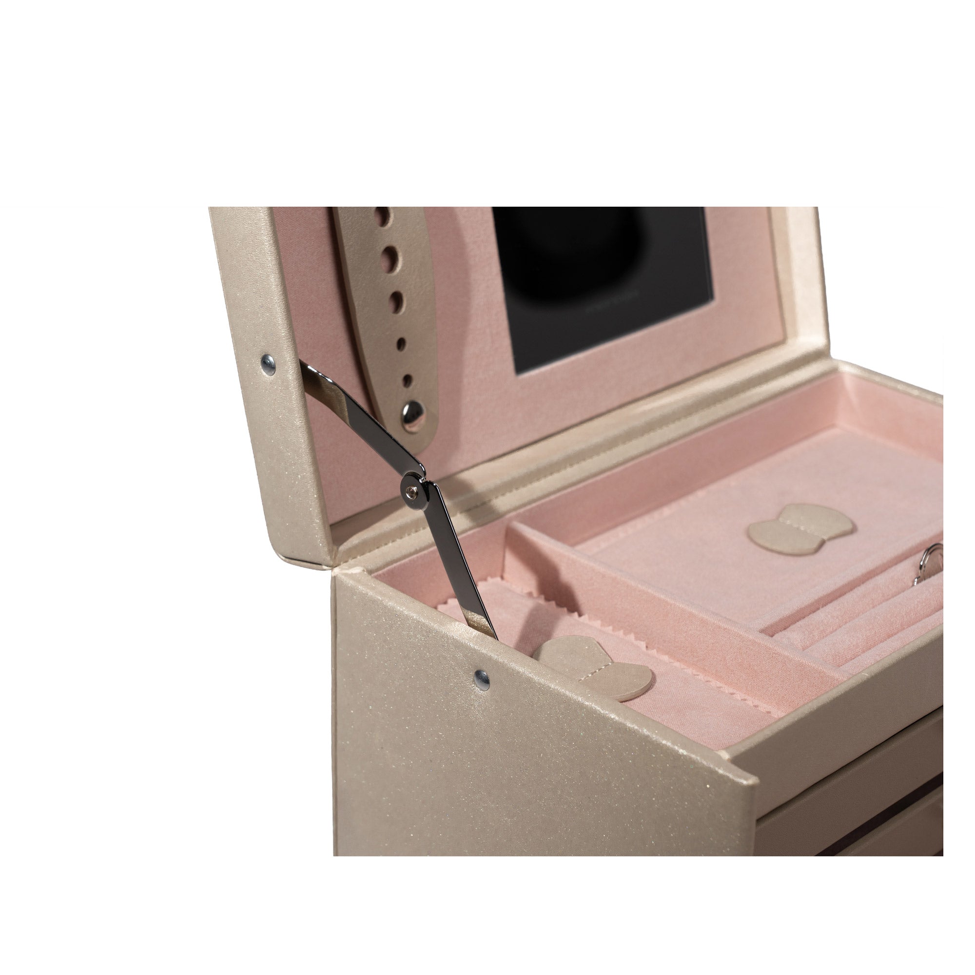 Friedrich 23 Classico Schmuckkasten Echt Leder Rosé Edition