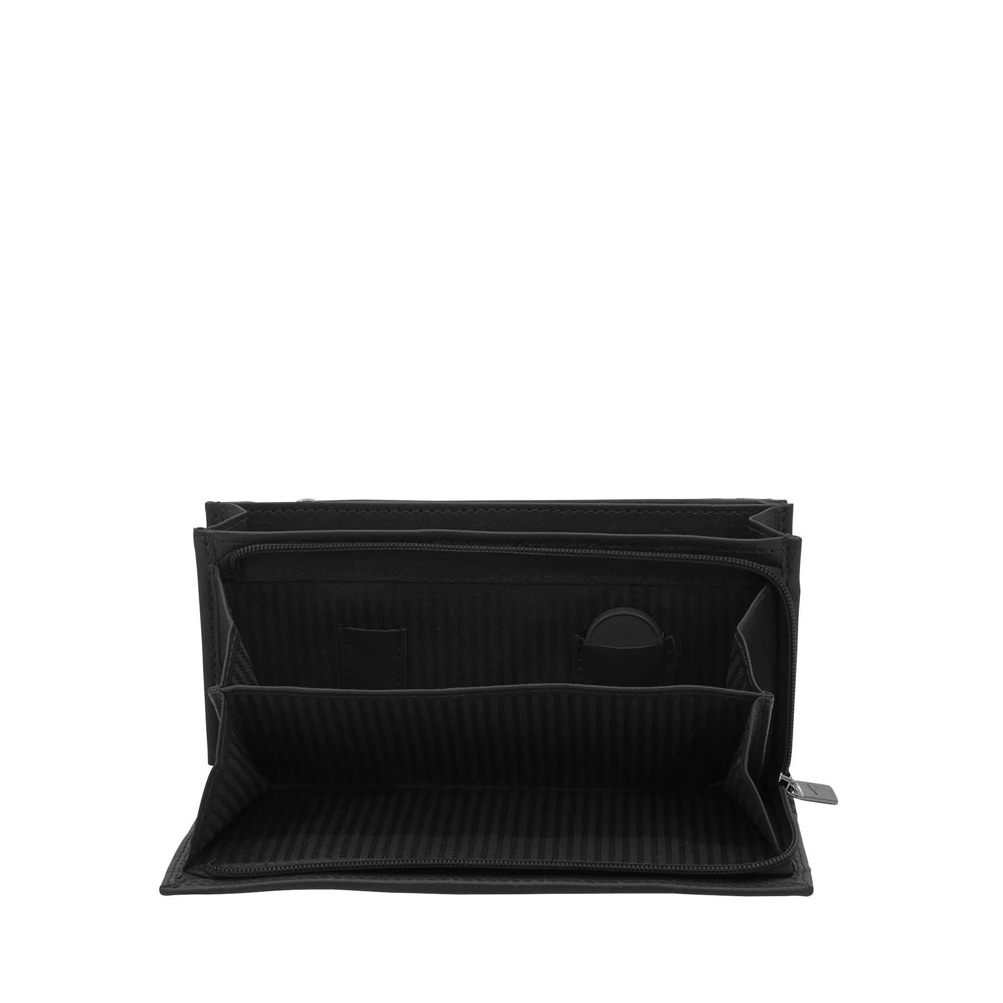 Friedrich 23 Cloe Mandala Damen Geldbörse Leder Schwarz