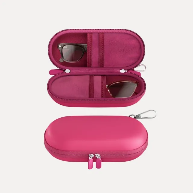 Lolalet Sunglass Box Brillenetui Himbeere für 2 Brillen EVA