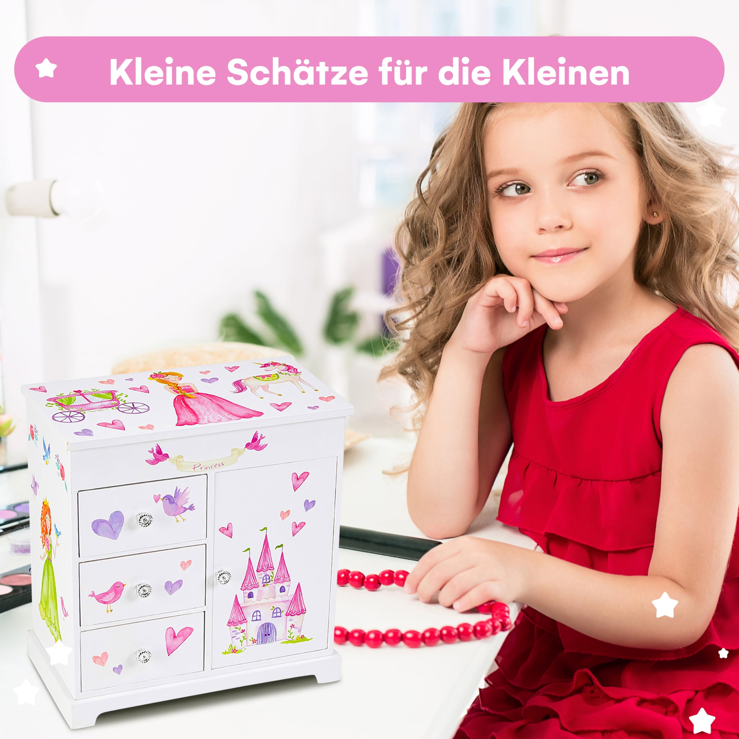 Jewelkeeper Fairytale Princess Schmuckschatulle Zuckerfee 24 cm