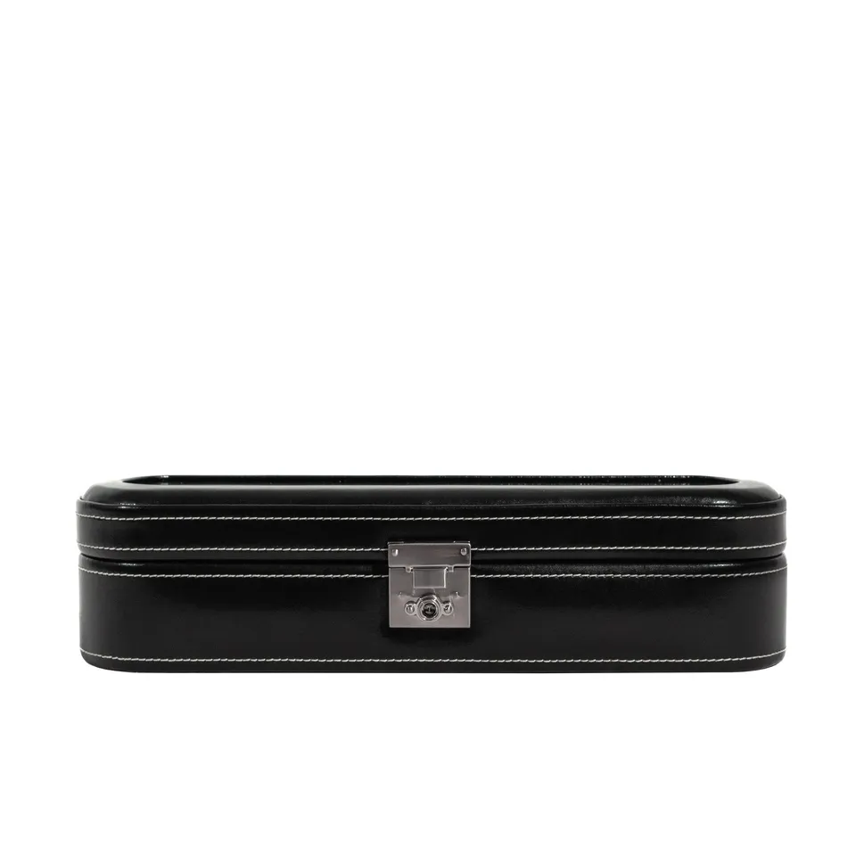 Friedrich 23 London Uhrenbox 5 Uhren Schwarz Glasdeckel