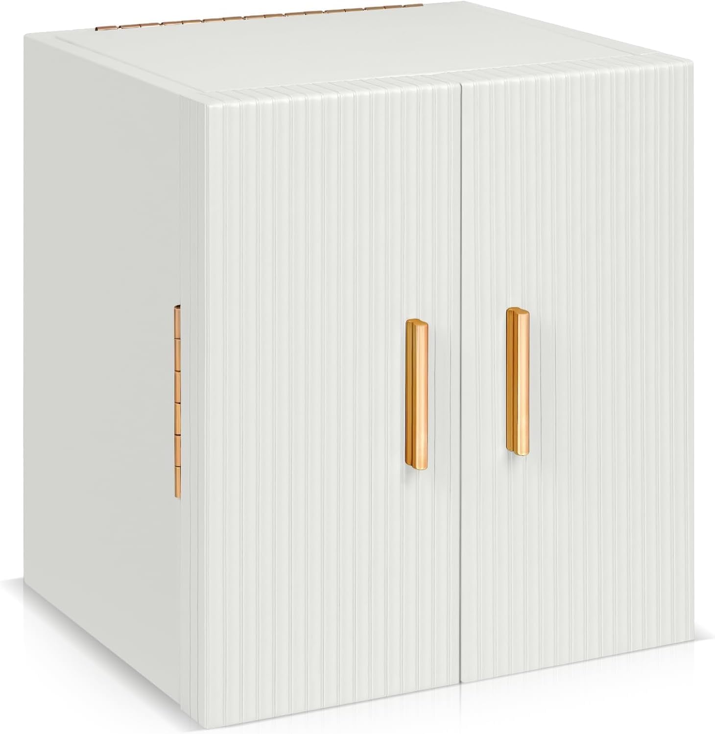 Dajasan Large Jewelry Box Schmuckkästchen Weiß Spiegel