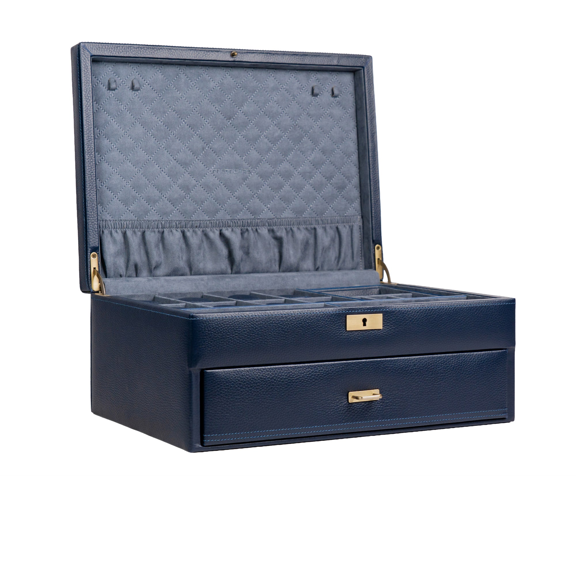 Friedrich 23 Dynasty Uhrenbox 20 Uhren Leder abschließbar