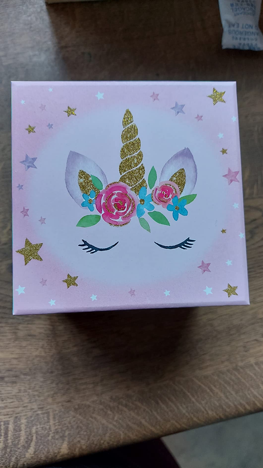 Jewelkeeper Unicorn Schmuckdose Glitzer-Einhorn 8x10x10 cm Musik