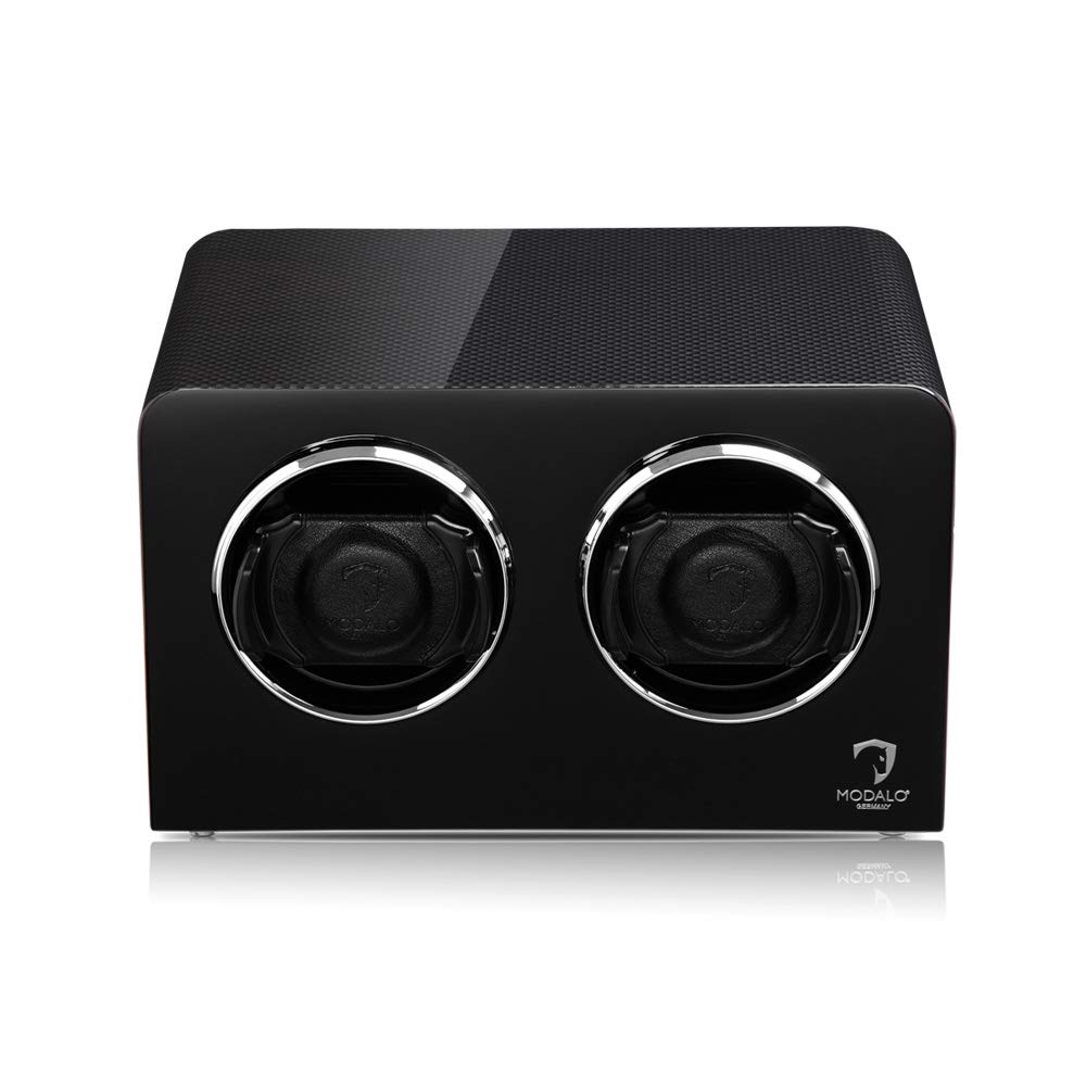 Modalo Inspiration MV4 Uhrenbeweger 2 Uhren Carbon Lack