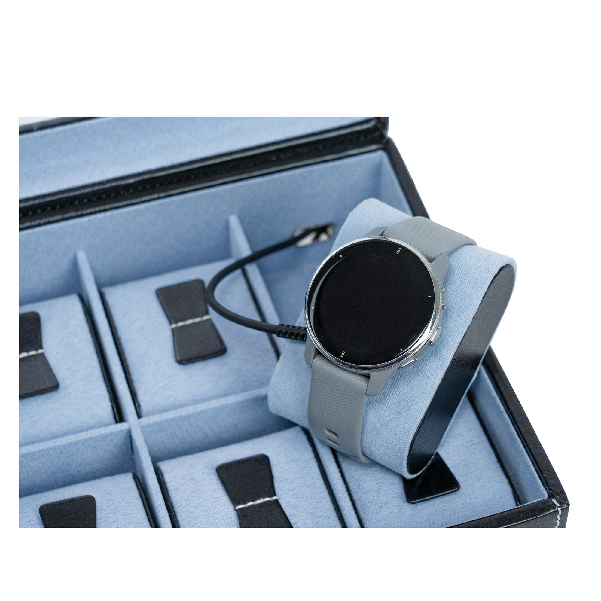 Friedrich 23 Bond Uhrenbox 6 Uhren schwarz abschließbar