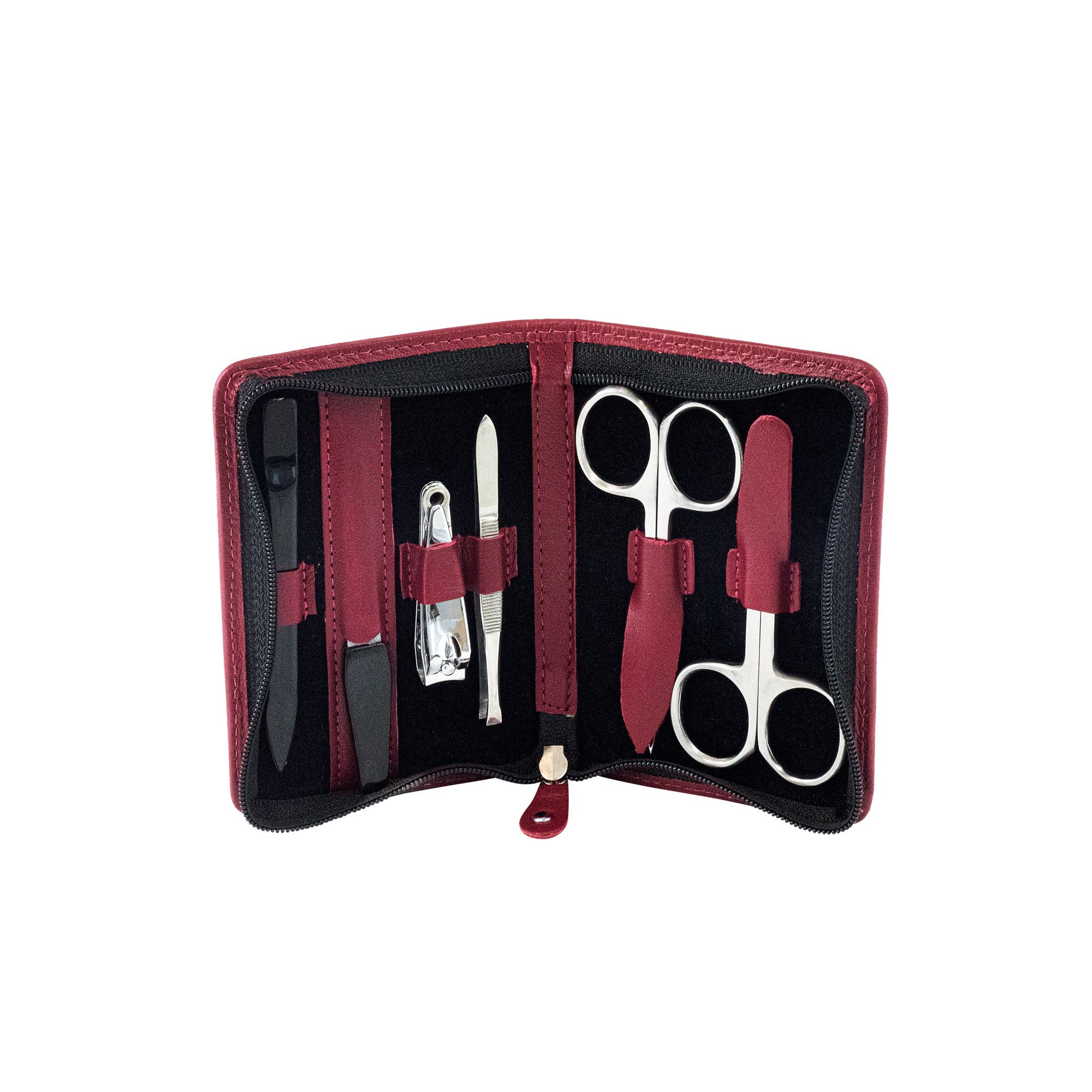 Friedrich 23 Sienna Maniküre-Set Leder Gelb 6-tlg. Scheren