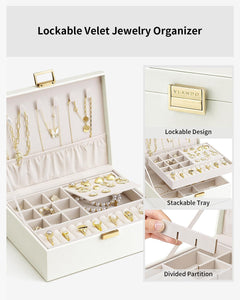 VLANDO Everyday Keepsake Schmuckkästchen mittelgroß Samt