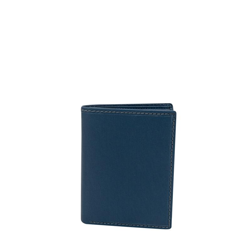 Friedrich 23 Cloe Geldbörse Leder RFID Blau 12,5 cm
