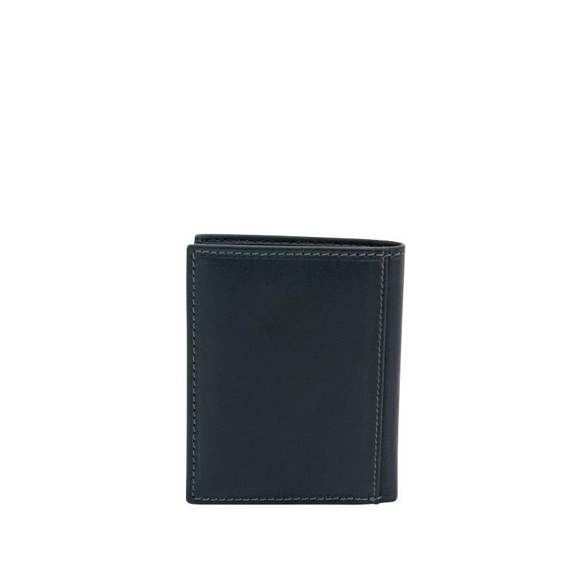 Friedrich 23 Cloe Geldbörse Leder RFID Blau 12,5 cm