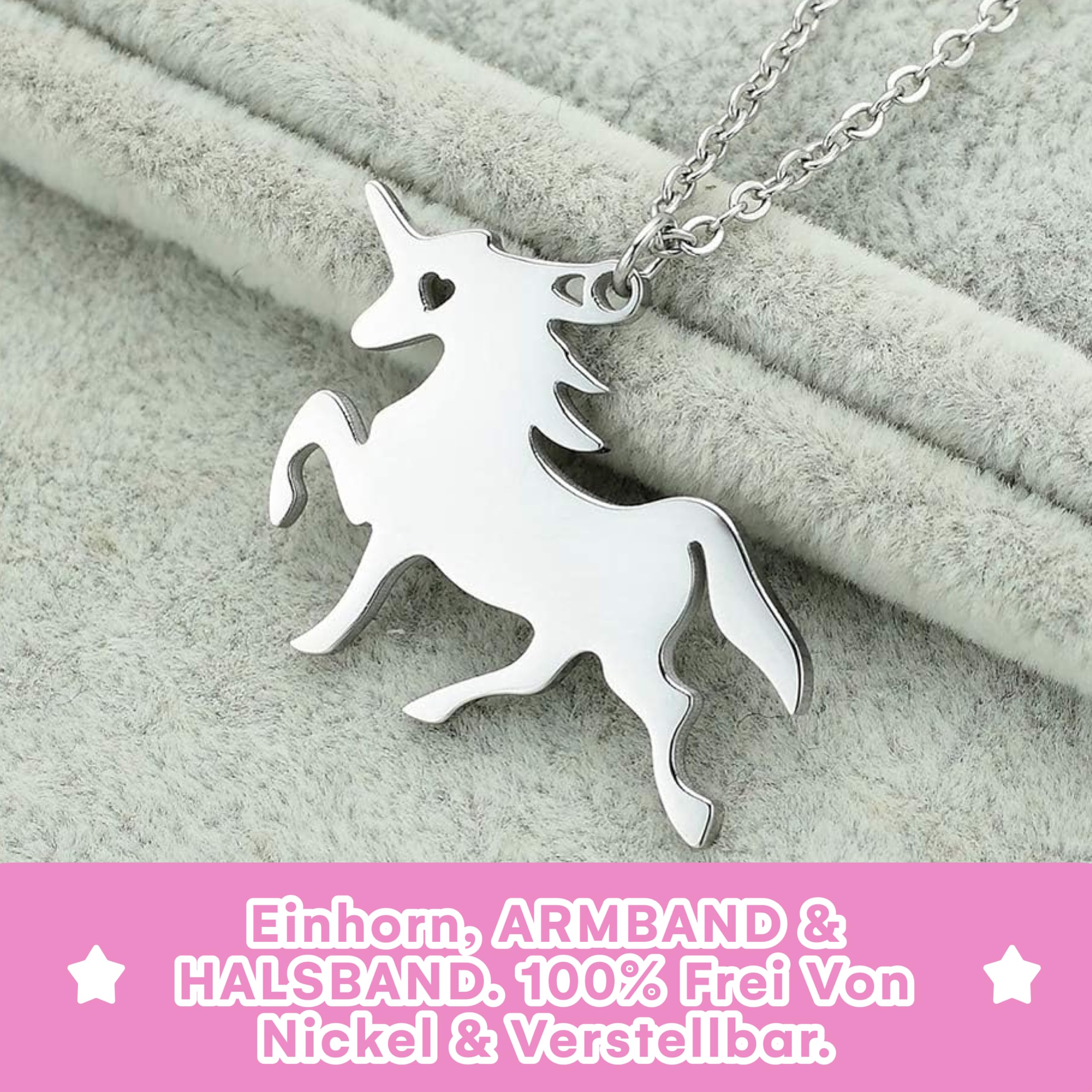 Jewelkeeper Einhorn Schmuckkästchen Rosa Spieluhr Holz