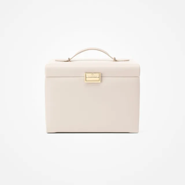Vlando Quiet Luxe 4-stöckige Schmuckbox mit Spiegel