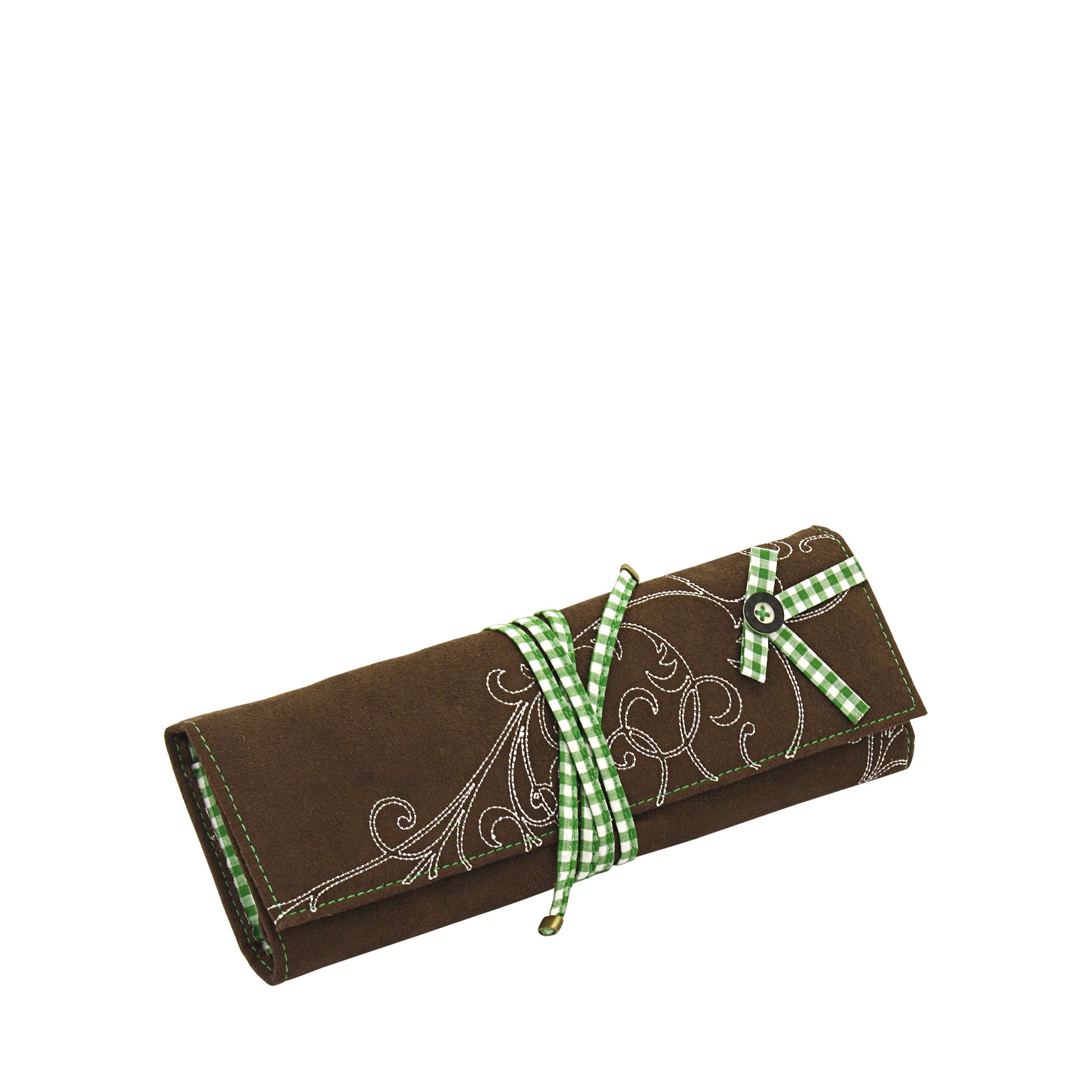 Friedrich 23 Bavaria Schmuckrolle Velour Trachten-Design Clutch