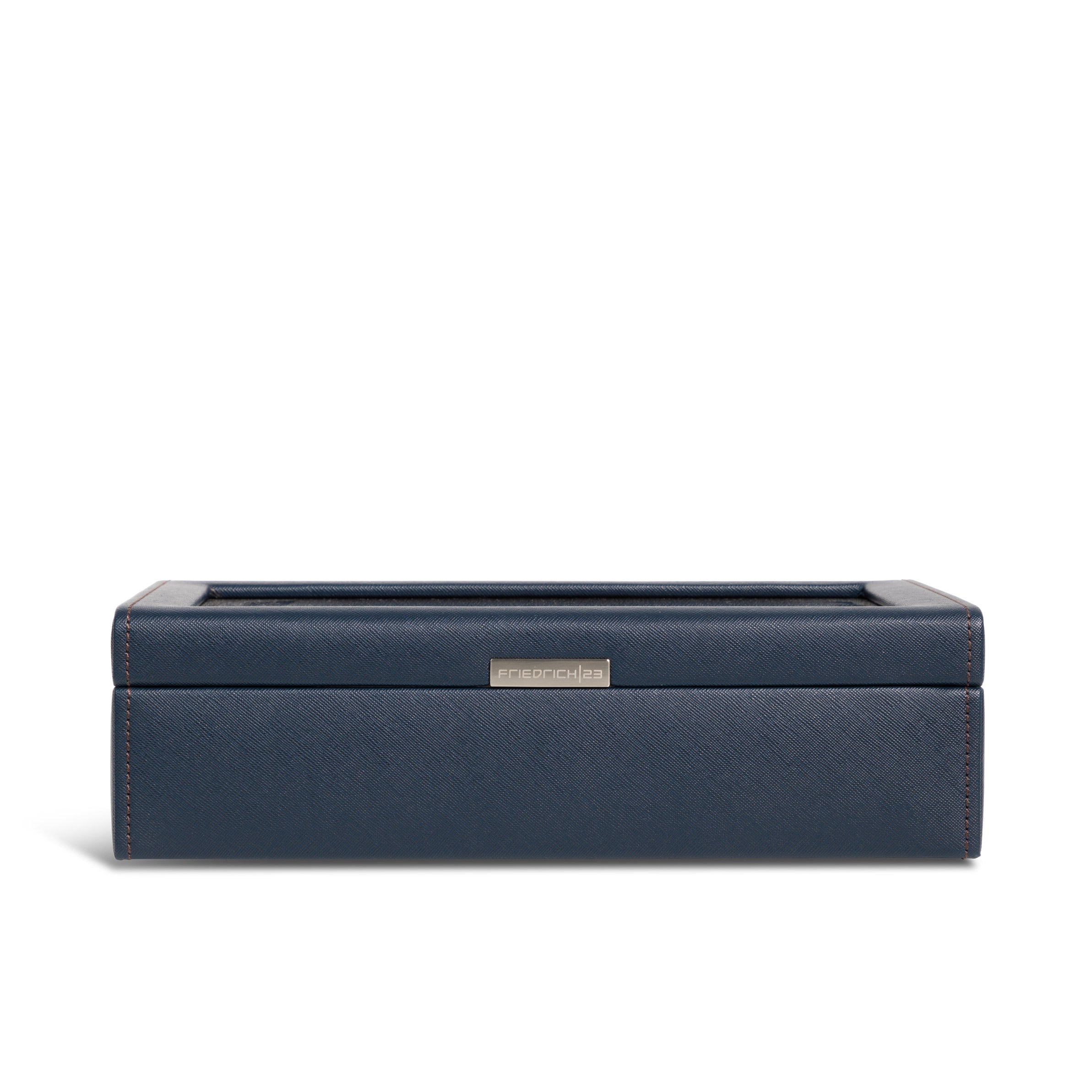 Friedrich 23 Bond Uhrenbox Schwarz 10 Uhren Cross Grain