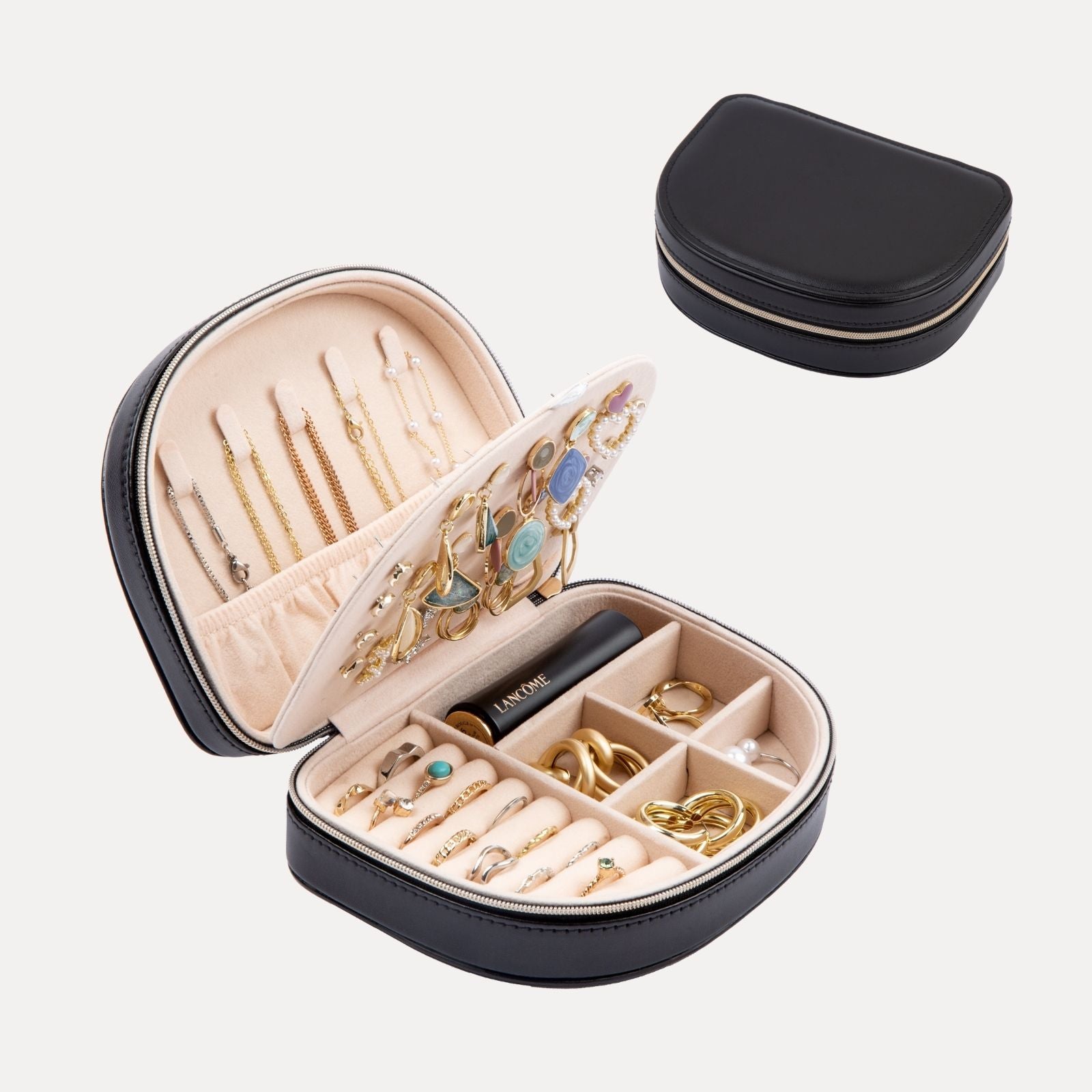 Lolalet Jewelry Box Reise Schmucketui Pink Klein Muschel