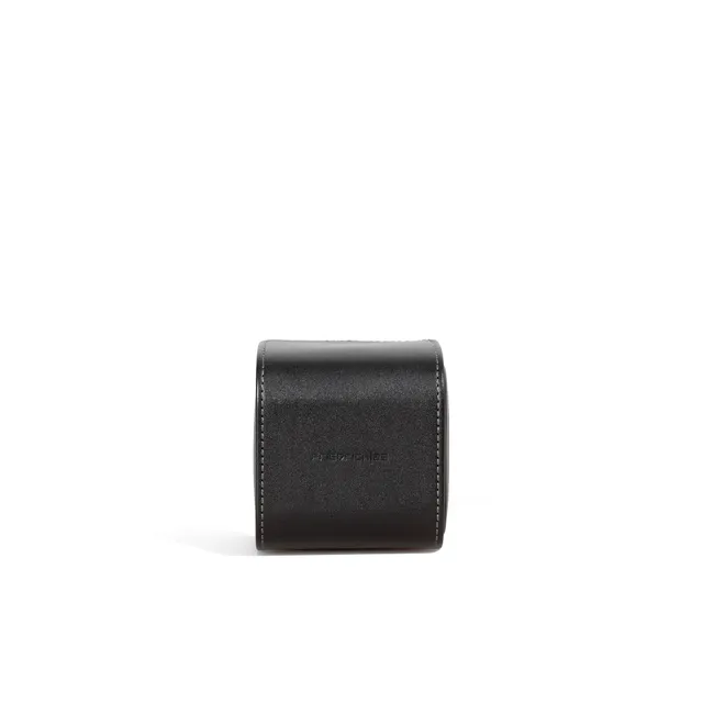 Friedrich 23 Infinity Uhrenetui 1 Uhr Echtleder Schwarz Würfel
