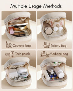 VLANDO Travel Ritual Mini Kosmetiktasche PU-Leder Wasserdicht