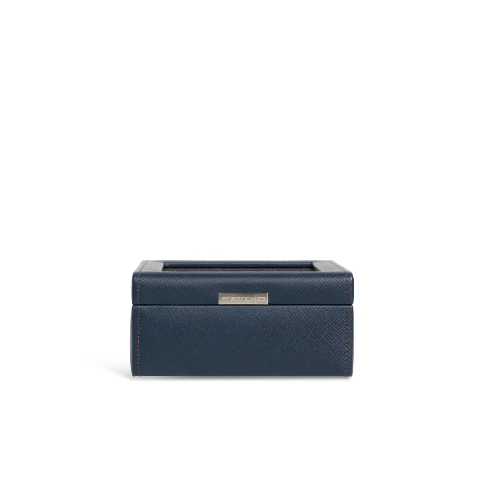 Friedrich 23 Bond Cross Grain Uhrenbox 6 Uhren Dunkelblau