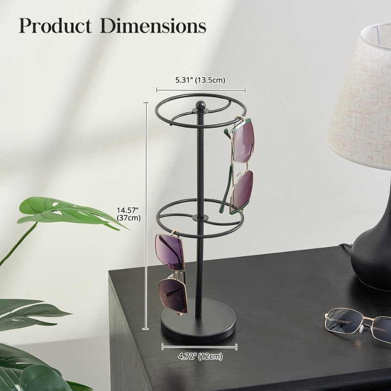 Lolalet Sunglass Box Brillenbox Ständer Schwarz 18 Fächer