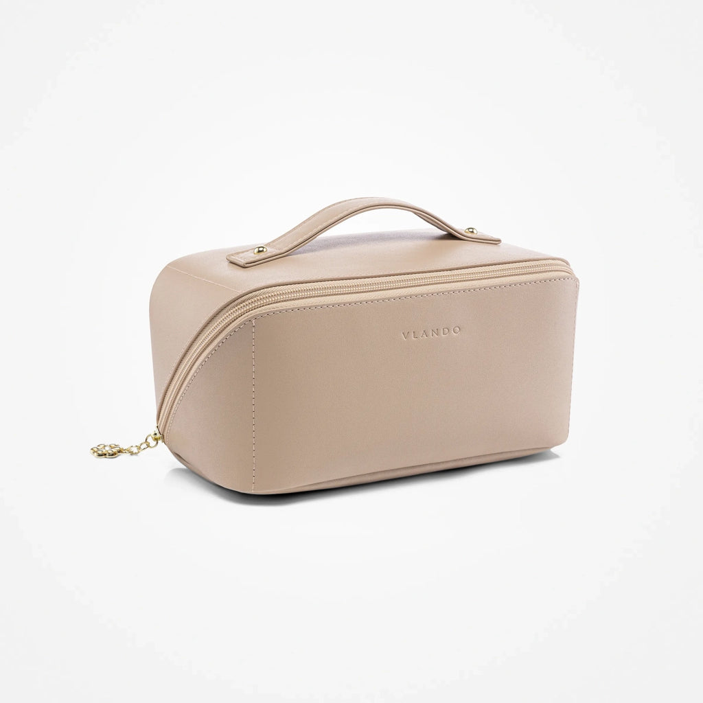 VLANDO Travel Ritual Kosmetiktasche PU-Leder groß wasserdicht