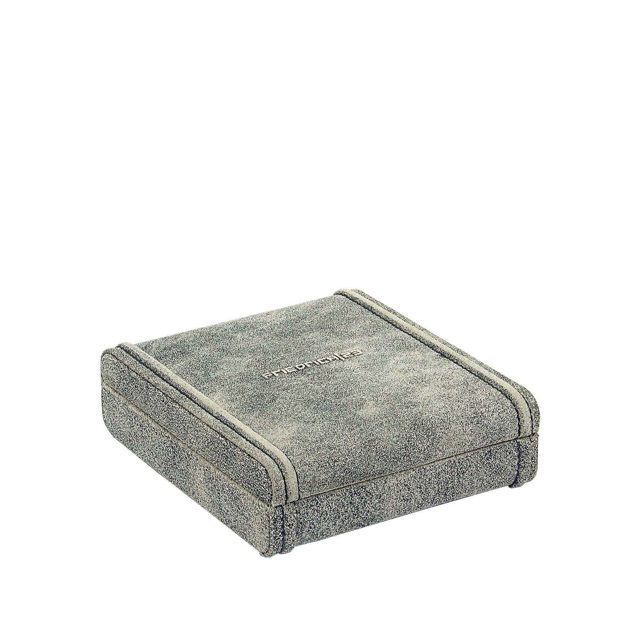 Friedrich 23 Cubano Schmucketui Leder Grau 9 Fächer