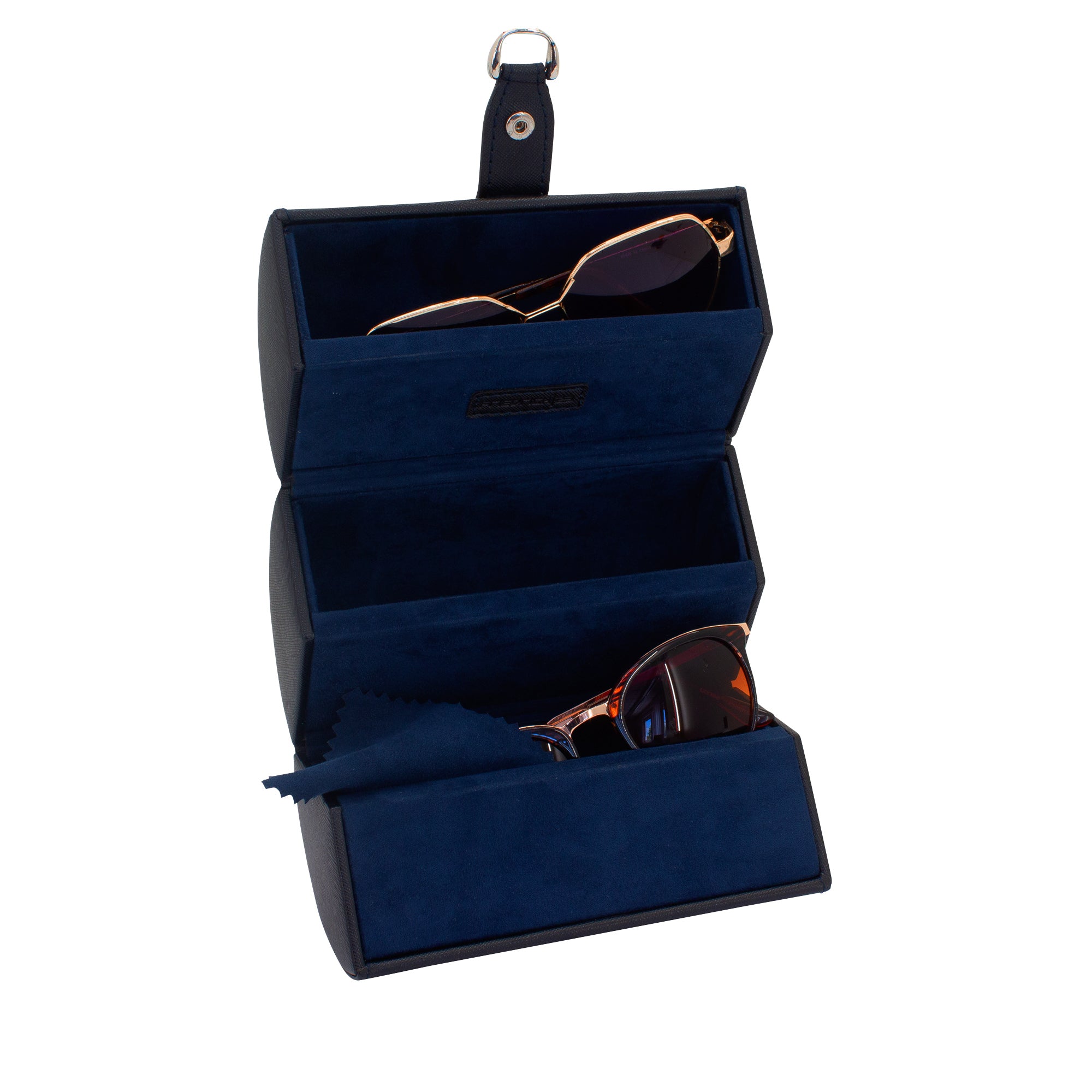 Friedrich 23 Bond Cross Grain Brillenrolle Kunstleder Schwarz