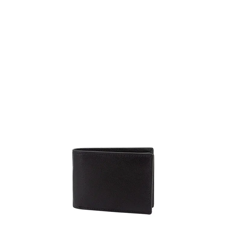 Friedrich 23 Cloe Mini Geldbörse Schwarz Leder RFID