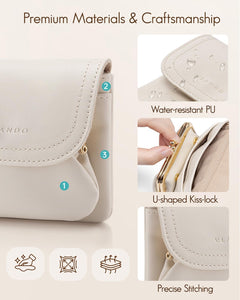 Vlando Travel Ritual 2-in-1 Reise Schmuckbox mit Beutel