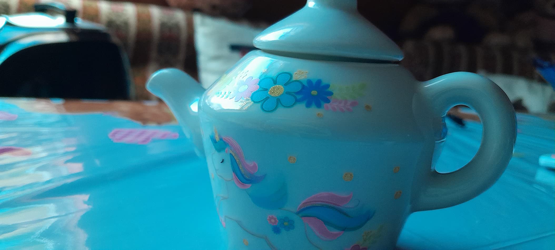 Jewelkeeper Tea Sets Porcelain Teeservice Einhorn 13-teilig Porzellan