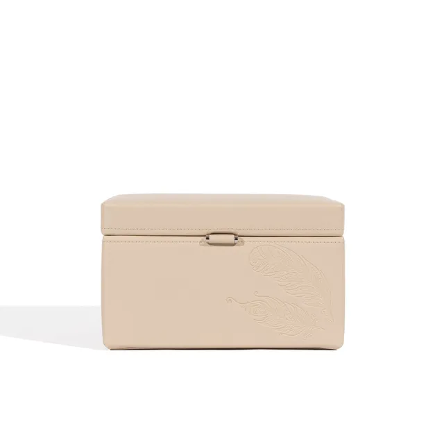 Friedrich 23 Boho Schmuckkasten Kunstleder Beige 21 cm