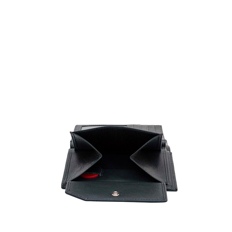 Friedrich 23 Cloe Geldbörse Leder RFID Blau 12,5 cm