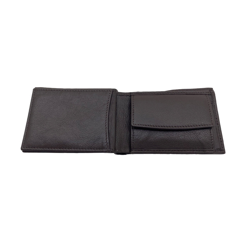 Friedrich 23 Cloe Mini Geldbörse Schwarz Leder RFID