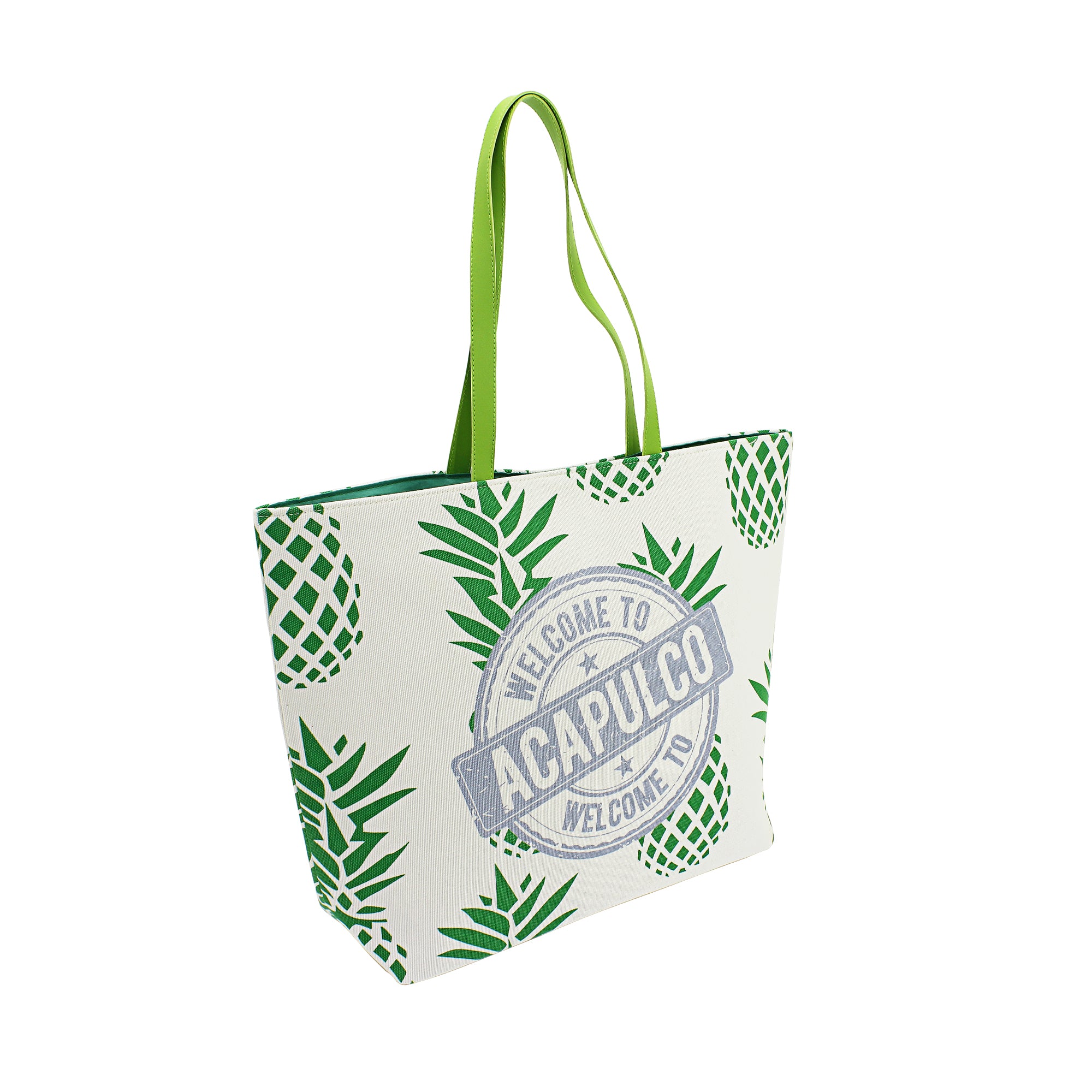 Friedrich 23 Boho Acapulco Strand-Shopper Grün 54x40 cm
