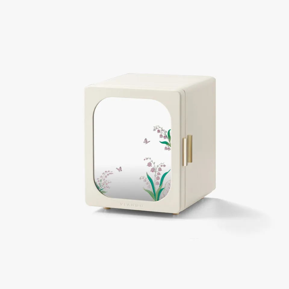VLANDO Quiet Luxe Atelier Bloom Schmuckkästchen Leder Spiegel