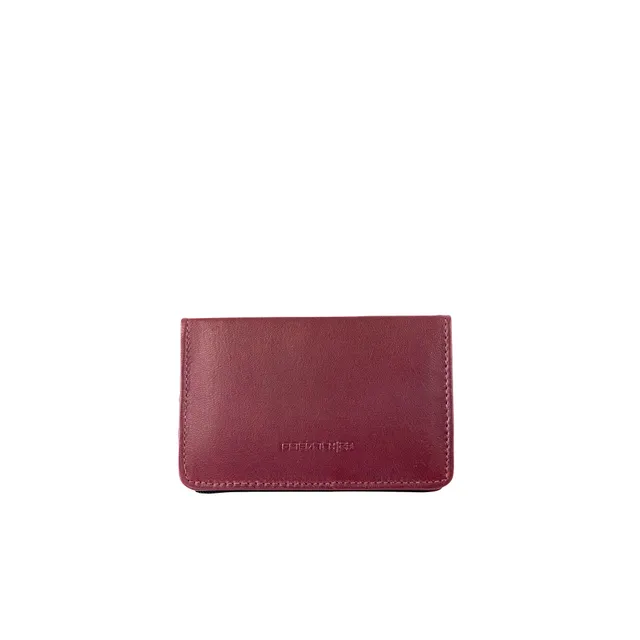 Friedrich 23 Sienna Maniküre-Set 5-tlg Leder Weinrot Nagelzange