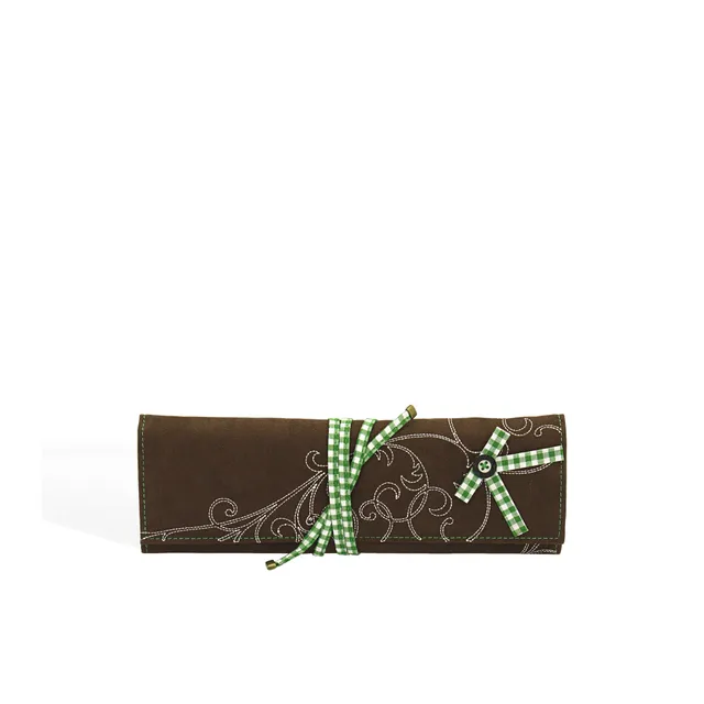 Friedrich 23 Bavaria Schmuckrolle Velour Trachten-Design Clutch