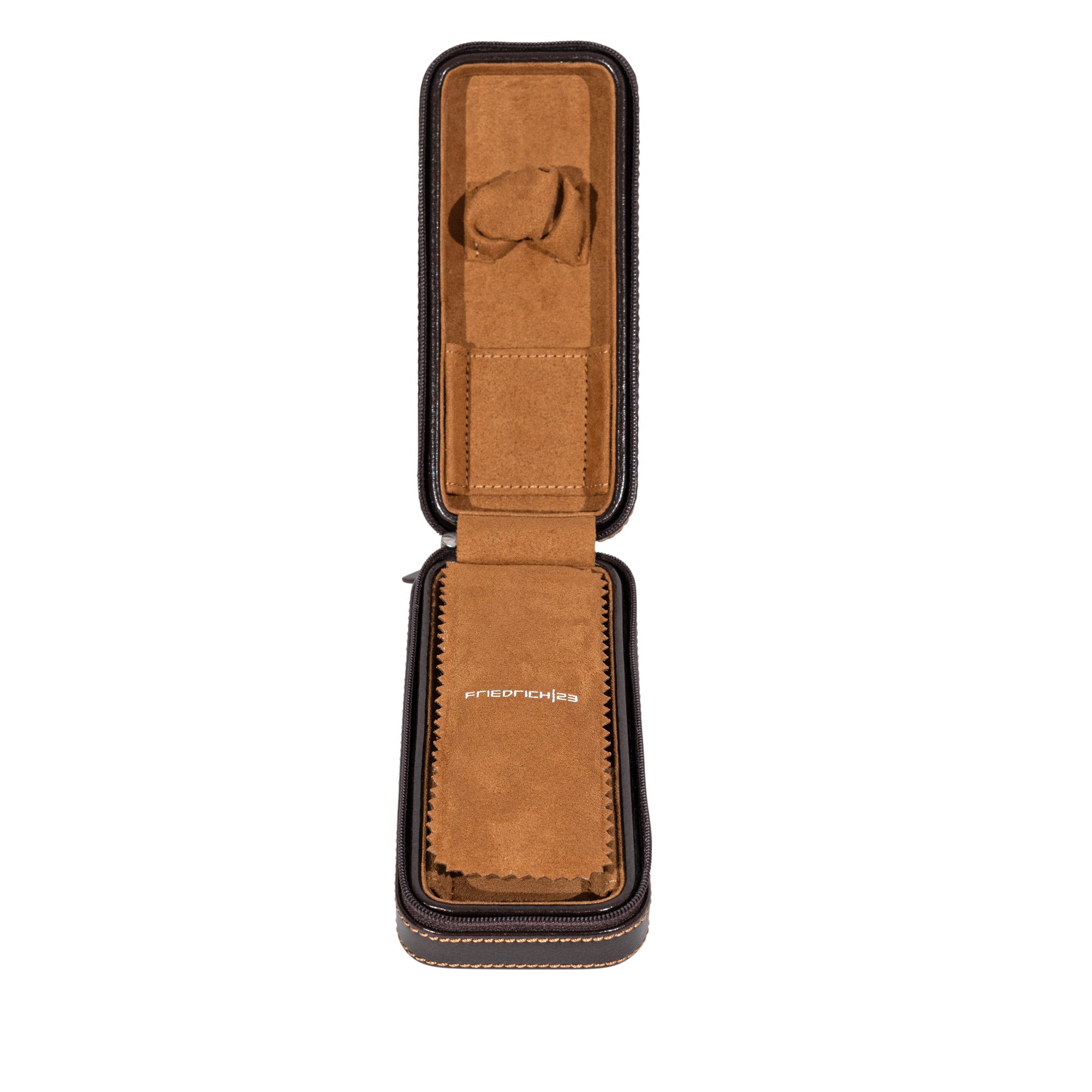 Friedrich 23 Bond Uhrenetui 2 Uhren schwarz Kunstleder
