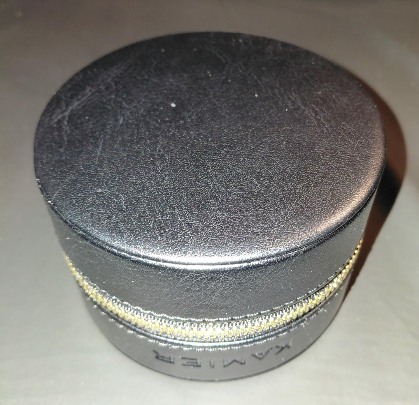 KAMIER Watch Boxes Reise Uhrenbox Schwarz 1 Uhr Ringfach