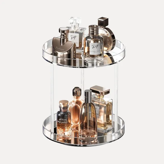 Lolalet 2 Tiers 360 Degree Rotating Makeup Organizer Schmuckständer Medium