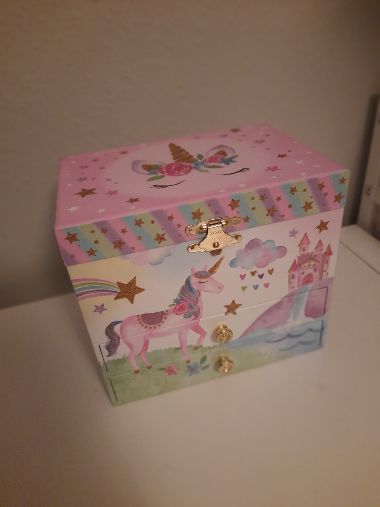 Jewelkeeper Ballerina Schmuckkästchen Regenbogen Schwanensee 2 Laden