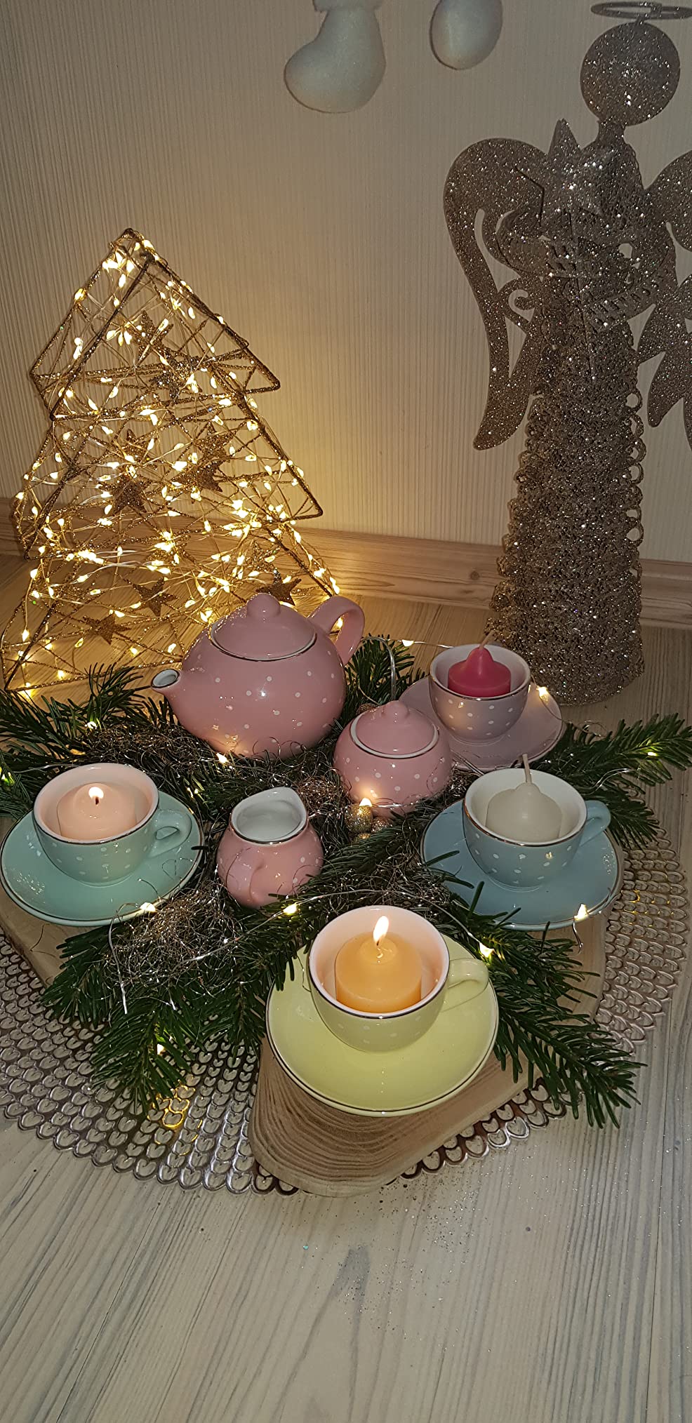 Jewelkeeper Tea Sets Porcelain Teeservice Einhorn 13-teilig Porzellan