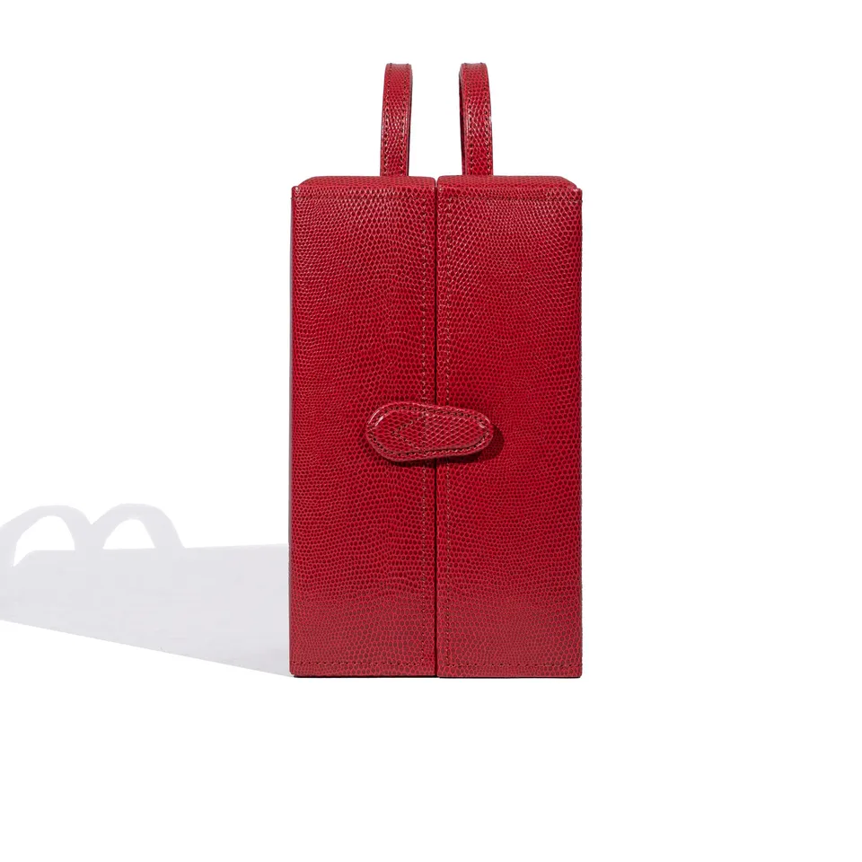 Friedrich 23 Milano Schmuckturm Rot Echsenoptik Kissen
