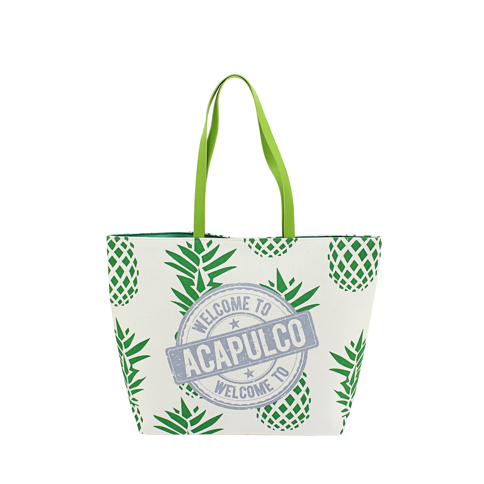 Friedrich 23 Boho Acapulco Strand-Shopper Grün 54x40 cm
