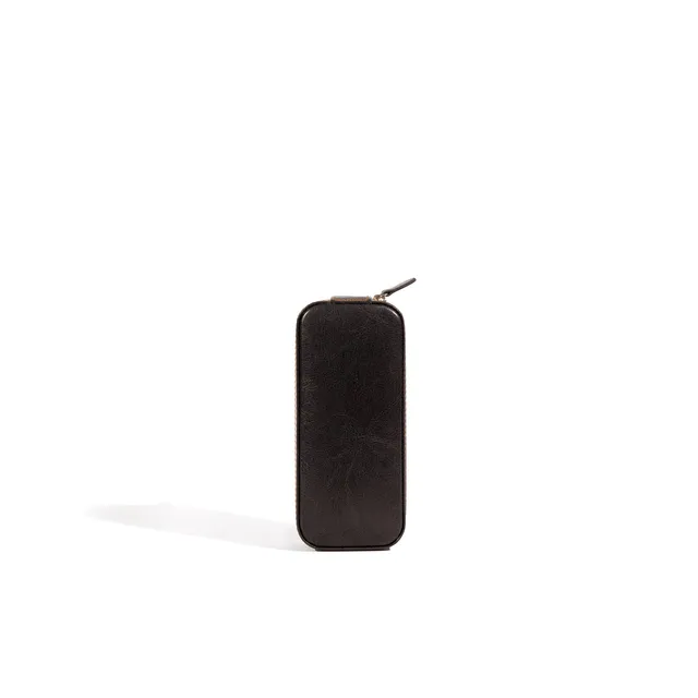 Friedrich 23 Bond Uhrenetui 2 Uhren schwarz Kunstleder